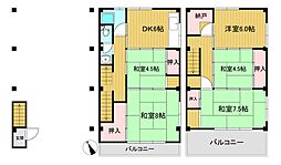 高知市薊野南町 一戸建 16-41売家 5DKの間取り