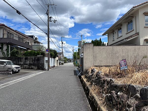 前方道路です。
