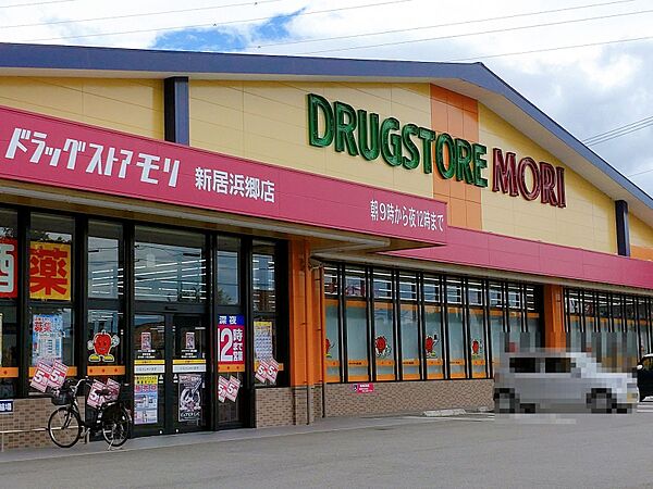 ドラッグストアモリ新居浜郷店まで徒歩5分(400ｍ)