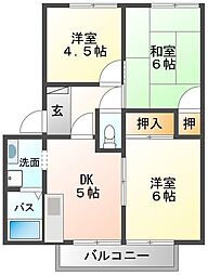 間取図画像 3DK
