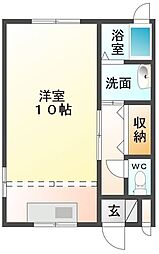 間取図画像 1K