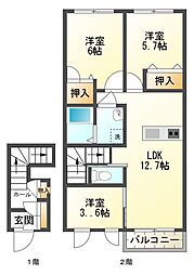 間取図画像 3LDK