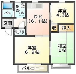 間取図画像 3DK