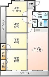 ワールドテラス 4LDKの間取図画像
