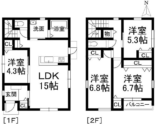 間取りを拡大表示