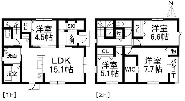 間取りを拡大表示