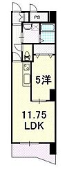ルガーノ1 1LDKの間取図画像