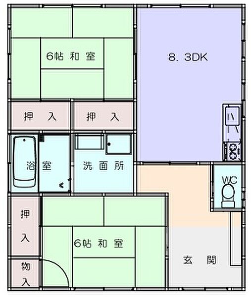 間取り：338000048284