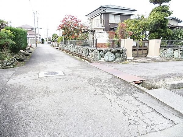 前面道路と進入路