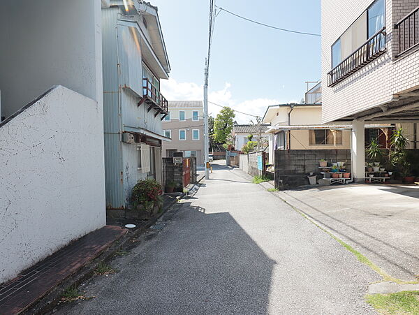 洞ヶ島　売土地　前面道路写真
