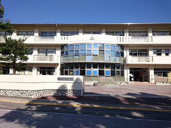 高知市立城西中学校約989m／13分
