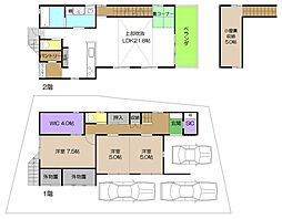 高岡郡佐川町乙 一戸建 3LDKの間取り