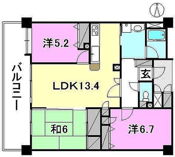 間取りを拡大表示