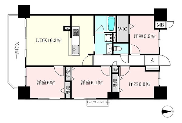 間取り：338000055564