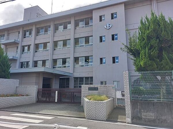 【中学校】松山市立道後中学校まで1250ｍ
