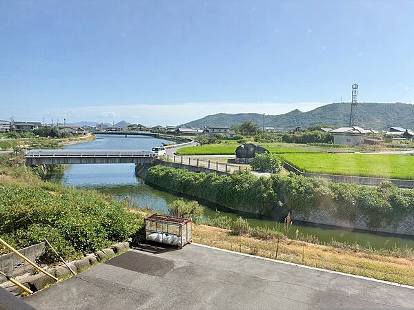 2階からの眺望です。