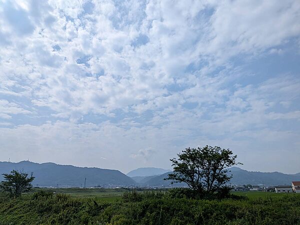 田園風景の広がる閑静な住宅地。