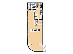 ナガヤマビル ワンルームの間取図画像