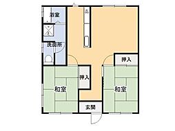千葉家電ハイツ21の間取図画像