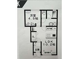 LIVIO 1LDKの間取図画像