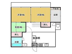 笠神戸建て 5DKの間取り