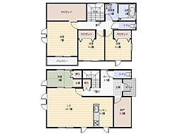 下白銀町 4LDKの間取り
