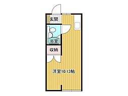 ハイツ・ベルク ワンルームの間取図画像