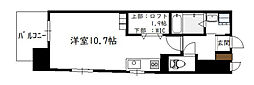 Riviere Champ 宮田町 ワンルームの間取図画像