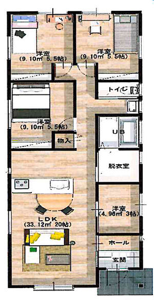 間取り：345000049677