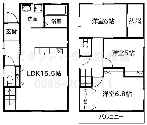 間取り：345000045580