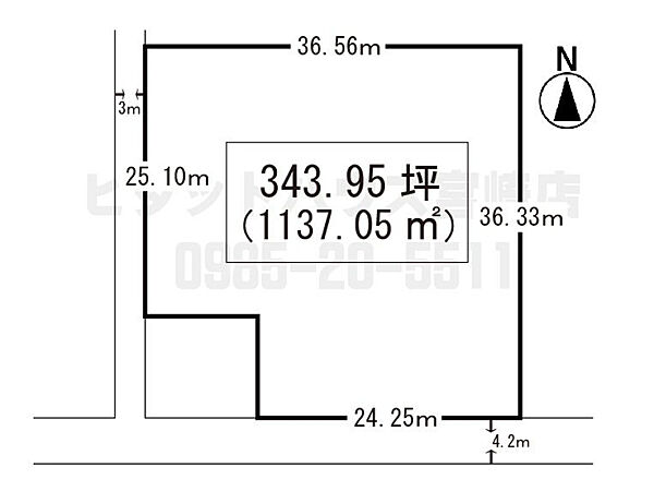 区画図：345000045555