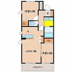 物件の間取り