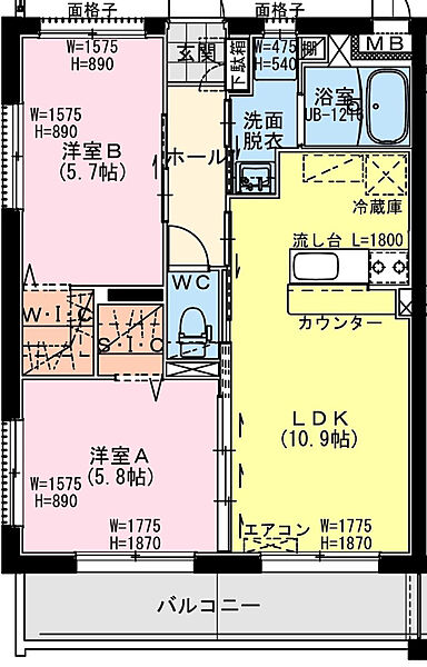 同じ建物の物件間取り写真 - ID:245003182244