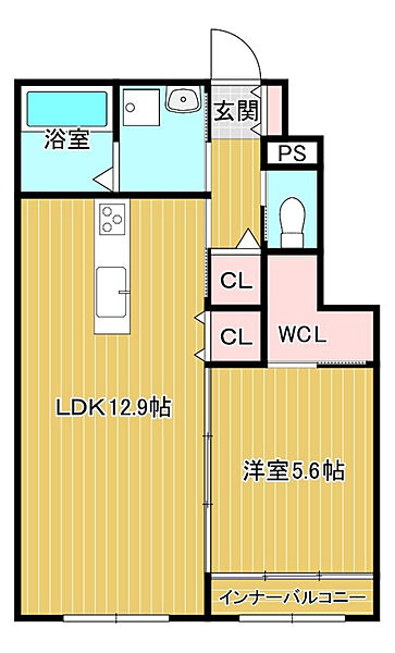 Growth Tsunehisa 106｜宮崎県宮崎市恒久２丁目(賃貸アパート1LDK・1階・47.61㎡)の写真 その2