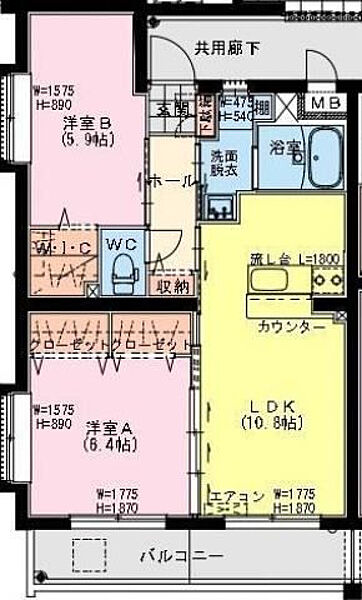 同じ建物の物件間取り写真 - ID:245003184193