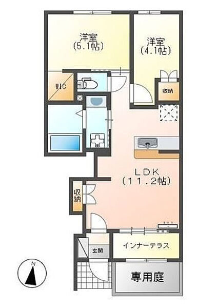 同じ建物の物件間取り写真 - ID:245003182441