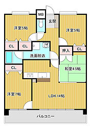 間取図画像 4LDK