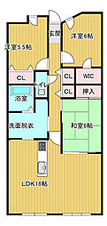 ヴァンデュールパレス神宮東 3LDKの間取図画像