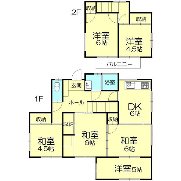 間取りを拡大表示