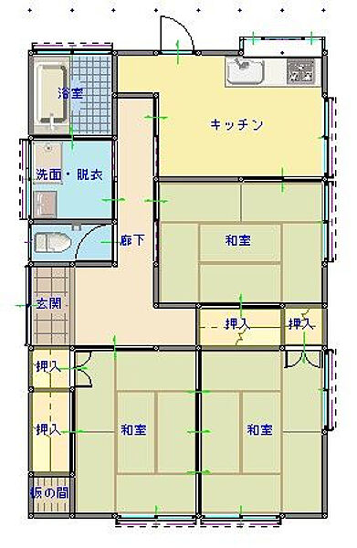 間取り：345000044052