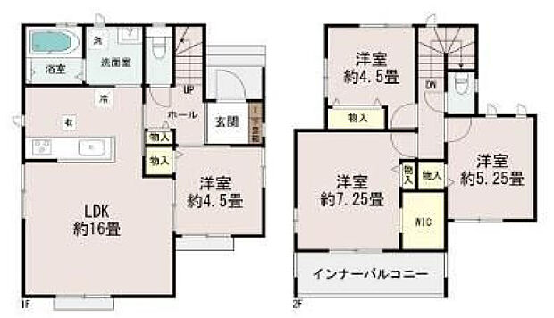 B号棟1890万円(土地53坪/建物27坪)