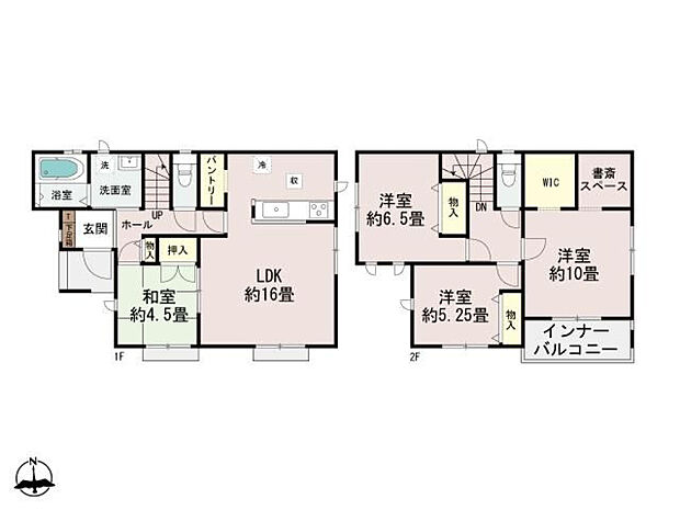 B号棟4790万円(土地56.3坪/建物31.3坪)