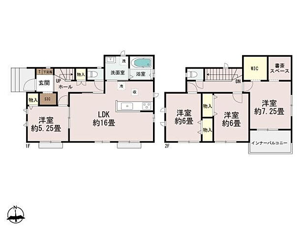 A号棟4590万円(土地51.1坪/建物31.4坪)