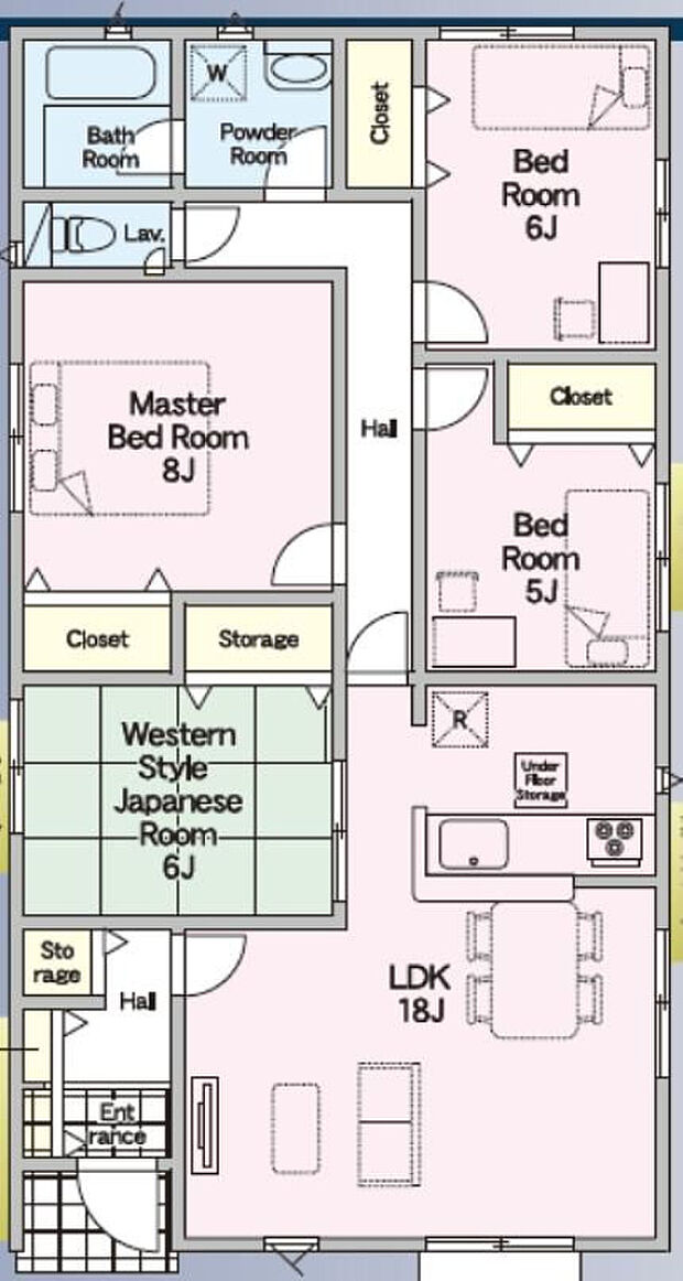 1号棟3288万円(土地66坪/建物28坪)