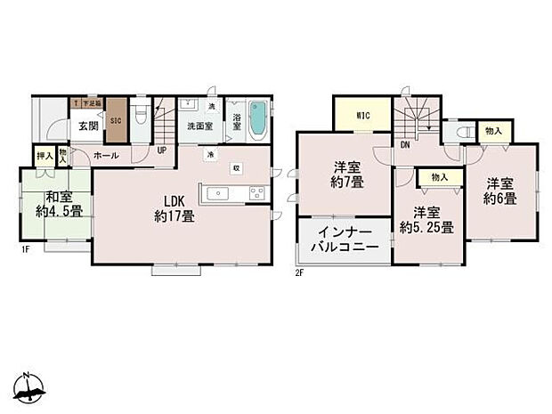 C号棟3190万円(土地54.1坪/建物29.4坪)