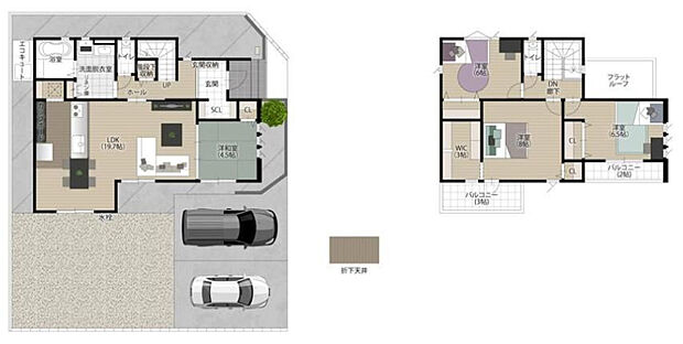 1号地（4390万円、土地174.5?、建物113.3?）