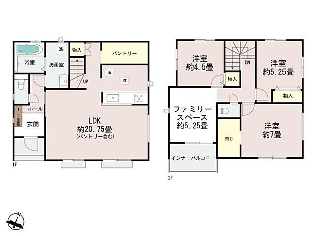 B号棟2890万円(土地46.2坪/建物30.0坪)