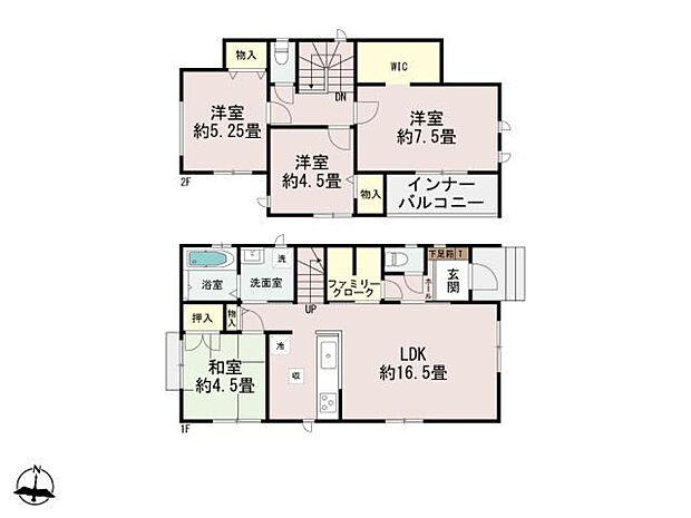 B号棟3090万円(土地51.5坪/建物28.8坪)