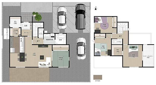 3号地(4230万円、土地185.3?、建物105.9?)