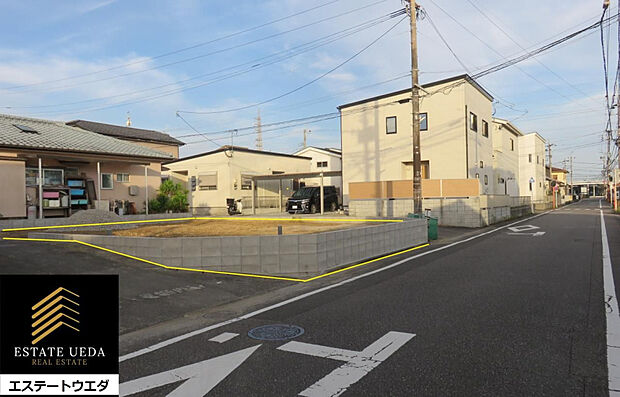 現地周辺(3方道路)